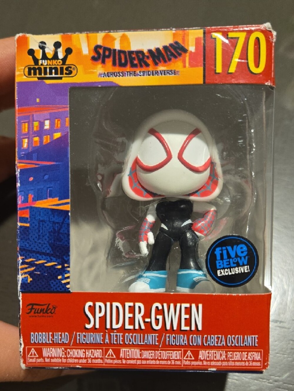 Funko Spider-Gwen Pop! — White, Pink, Black, Teal